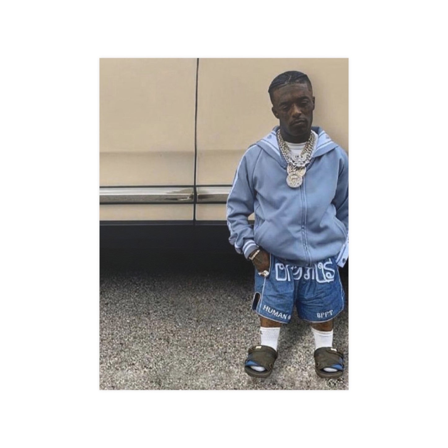 lil Uzi vert lil baby man Meme Poster.