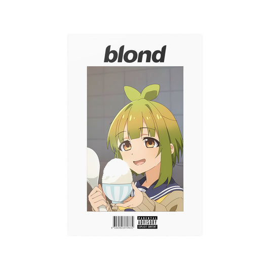 Bashame My Deer Friend Nokotan X  Frank Ocean Blond Meme Poster.