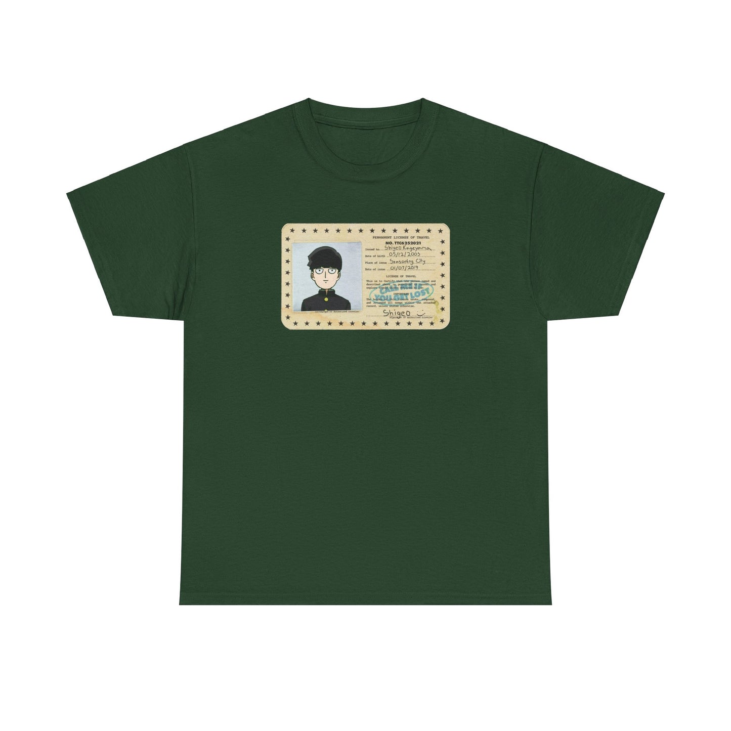 Shigeo Kageyama Mob X Tyler The Creator Mob Psyco 100Gildan Heavy Cotton Tee