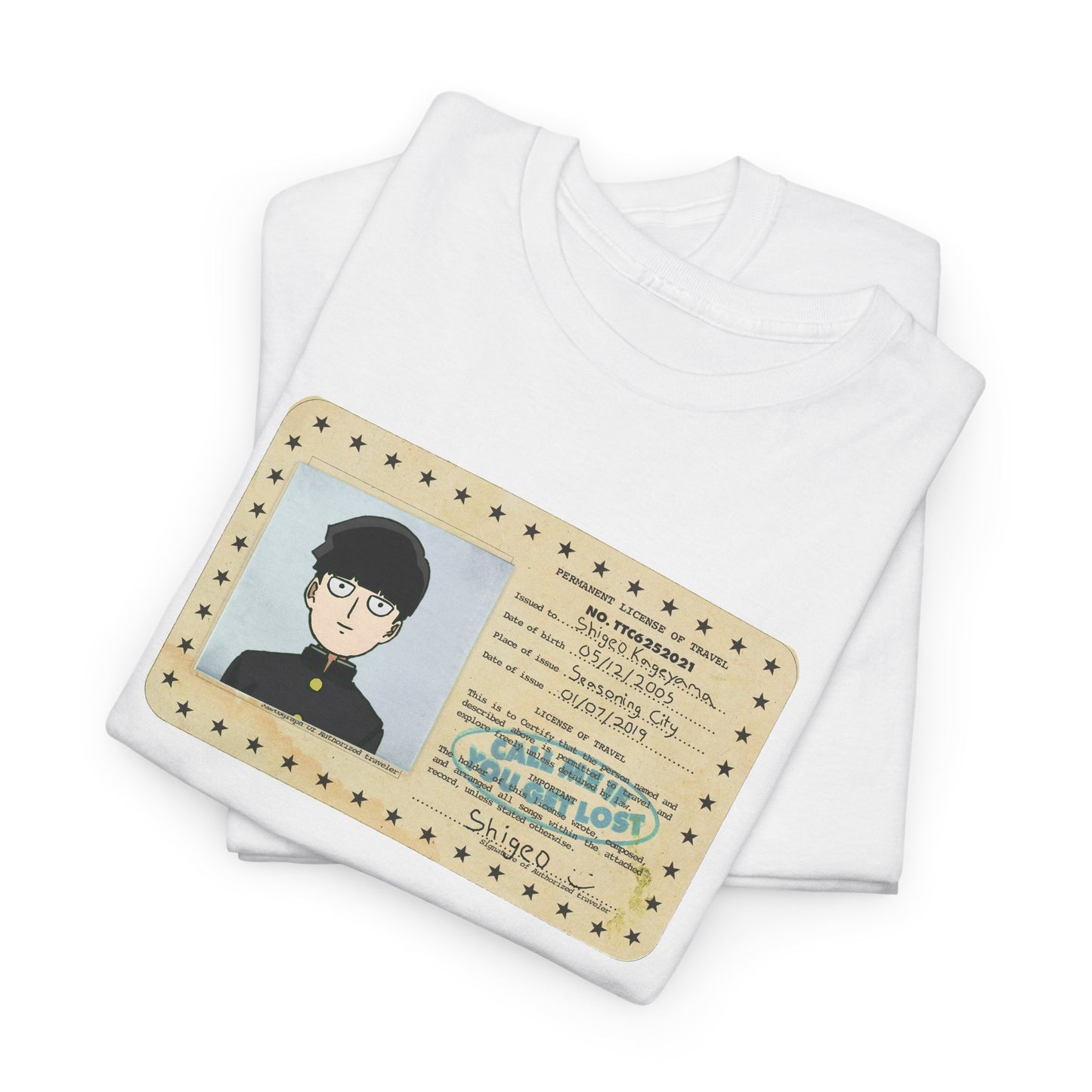 Shigeo Kageyama Mob X Tyler The Creator Mob Psyco 100Gildan Heavy Cotton Tee