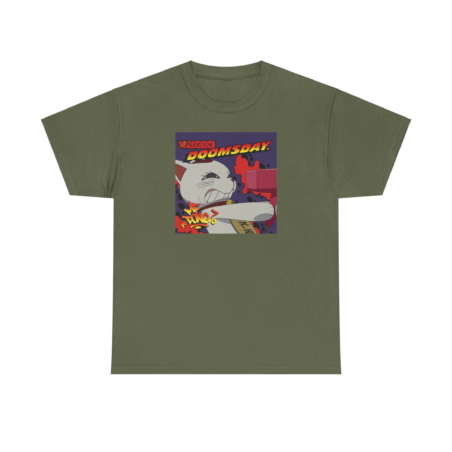 Turbo Granny X MF DOOM operation doomsday Dandadan Anime Meme Gildan Heavy Cotton Tee