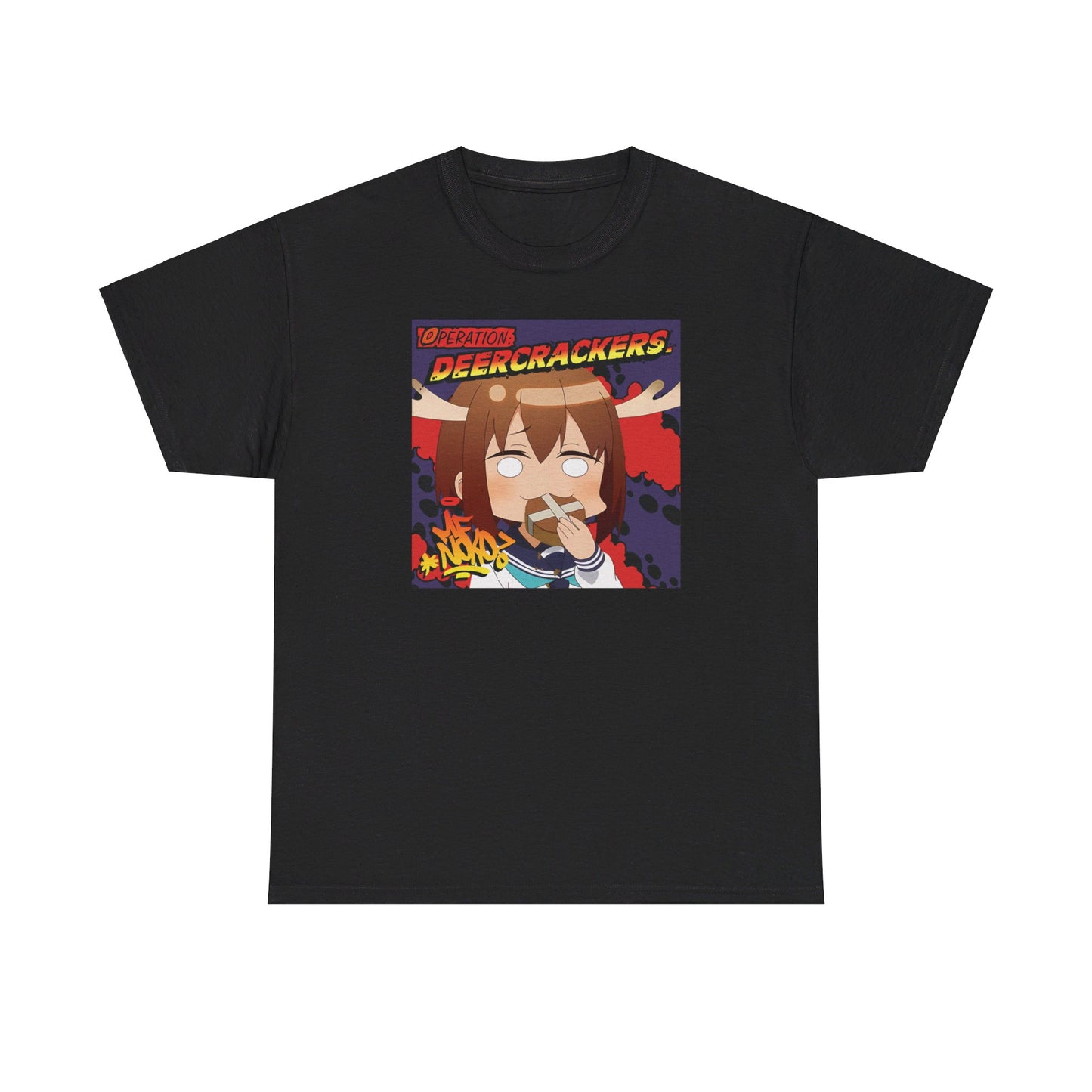 Operation Deercrackers Nokotan X MF Doom Heavy Cotton Tee