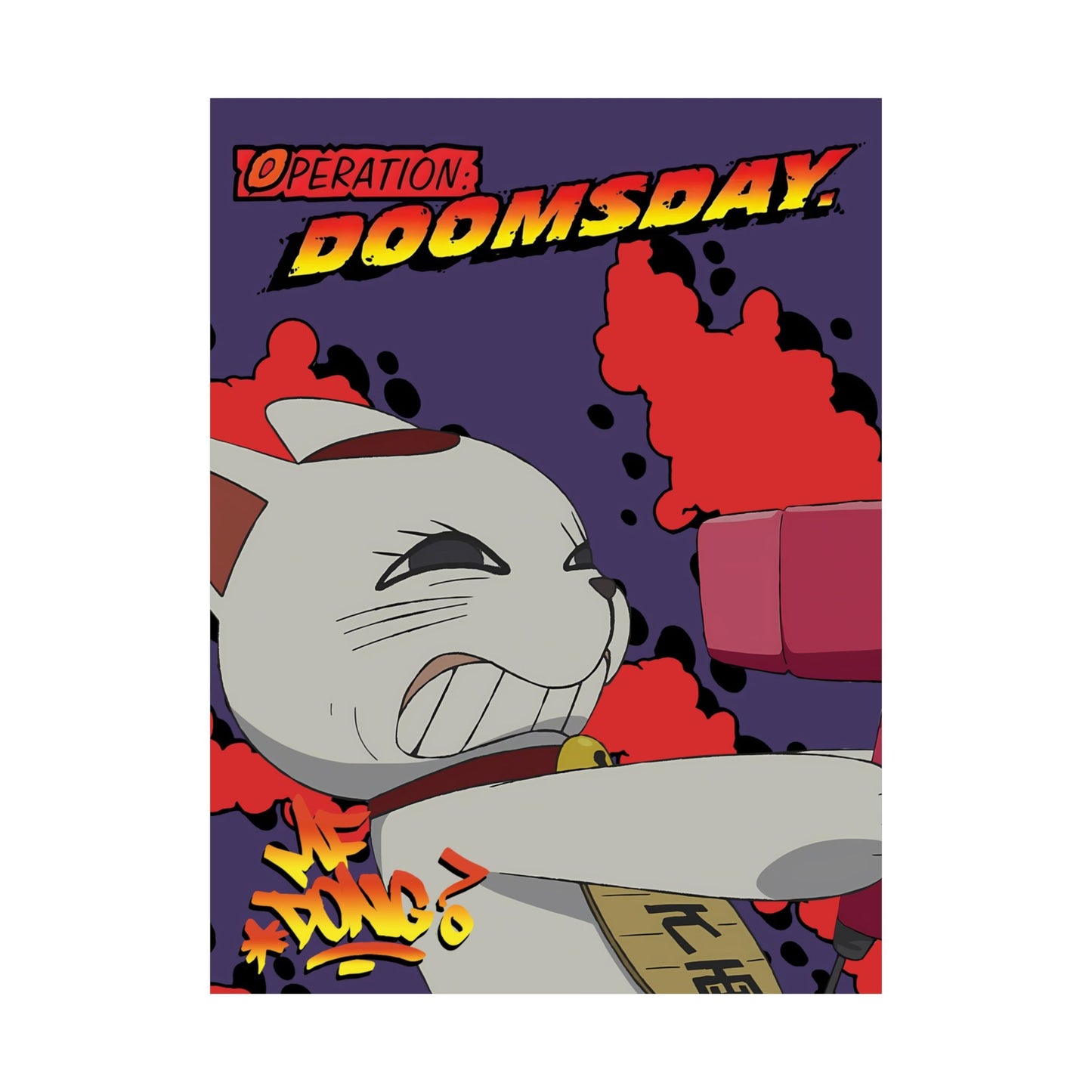 MF DOOM Operation Doomsday X Turbo Granny Dandadan meme Anime Room Poster