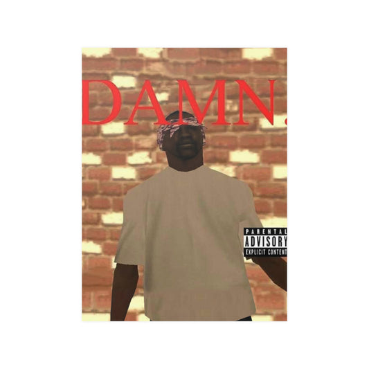 Kendrick Lamar D̴̐̕A̷͐̇̓͊M̷̓͋͆́̈́͆̚̕N̴̝͌̈̒̇̓̒̉͒̕  Poster