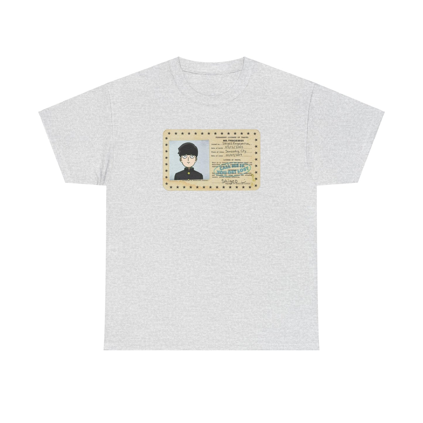 Shigeo Kageyama Mob X Tyler The Creator Mob Psyco 100Gildan Heavy Cotton Tee