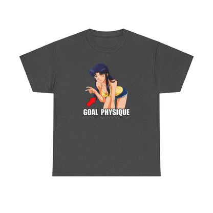 Evangelion Misato Goal Physique Gym Shirt Gildan Heavy Cotton Tee