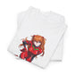 Evangelion Asuka Goal Physique Gym Shirt Heavy Cotton Tee