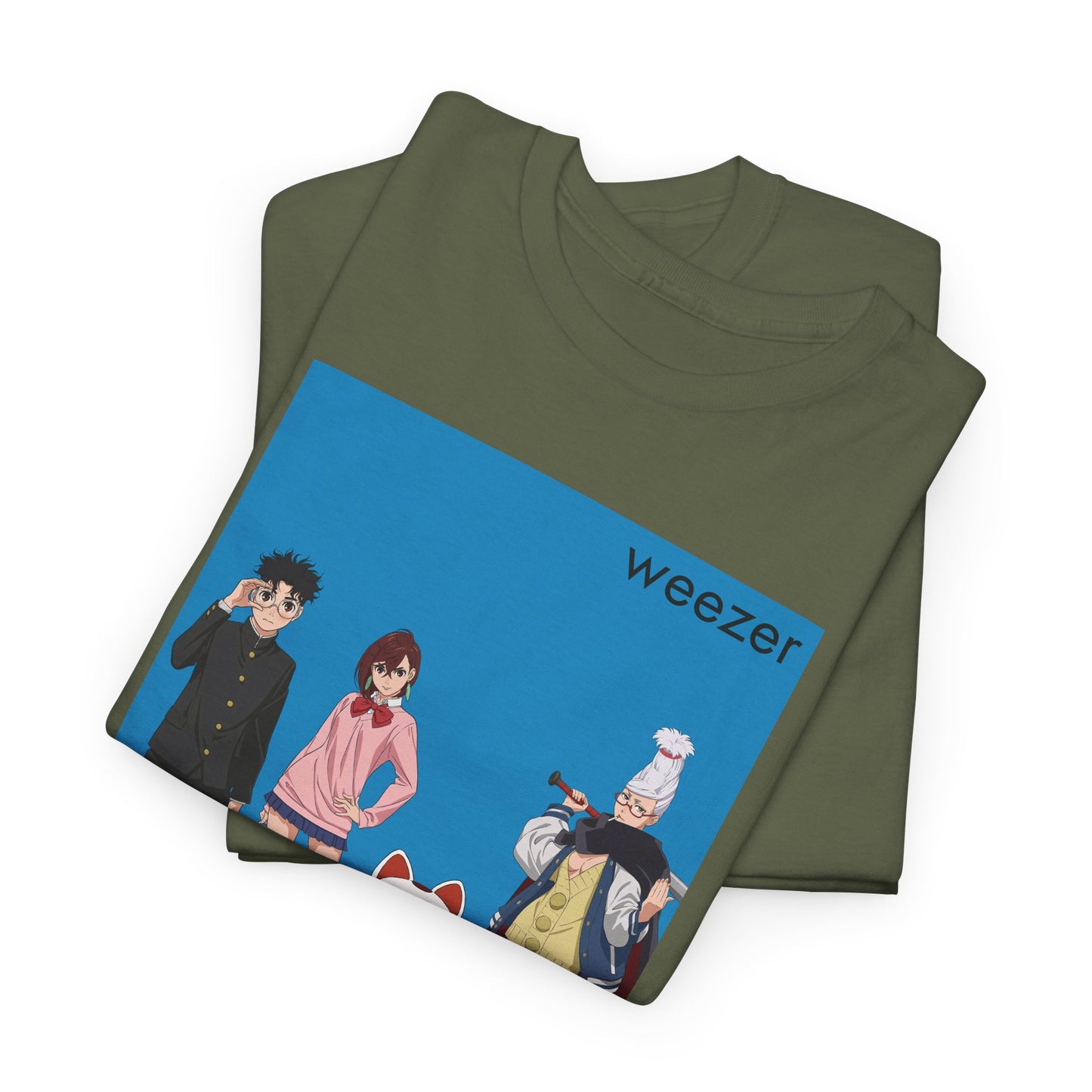 WEEZER X Dandadan Anime Meme Gildan Heavy Cotton Tee